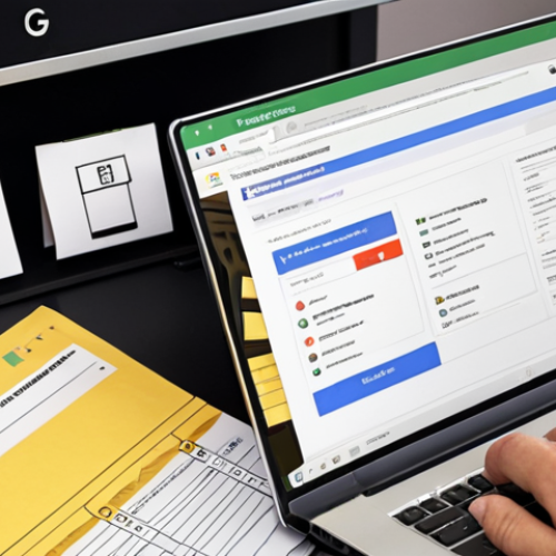 Home 18 **
Close-up shot of a meticulously organized folder containing documents: ID card, tax code, payment receipt. Focus on clear labeling and digital backups on a laptop screen in the background, showcasing Google Drive. Emphasis on preparedness and anti-panic measures. Italian office setting.
**
