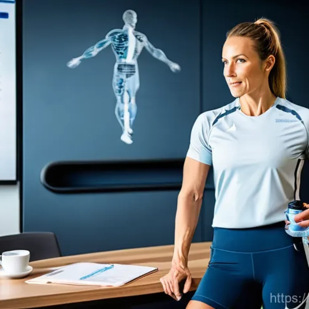 영양사 연봉 상승 요인 - **Professional Sports Nutrition Consultation:**
    A dynamic, modern image of a highly skilled Ital...