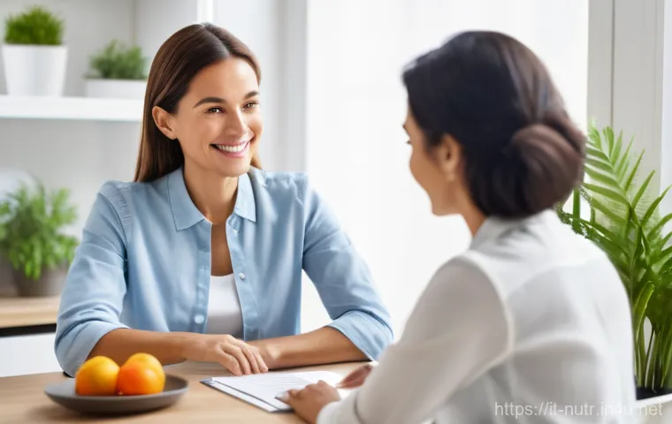 영양사와 개인 맞춤형 식단 - **Overwhelmed by Diets**
    A person in their late 30s, looking stressed and frustrated, sits at a ...