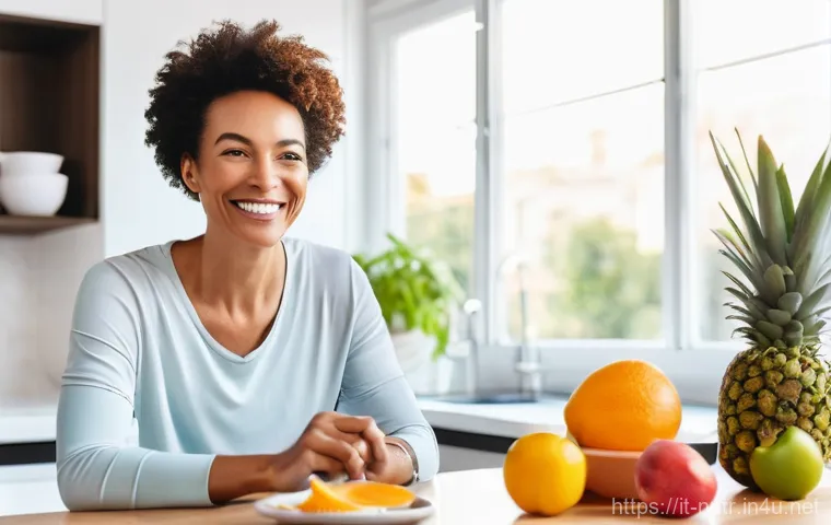 영양사와 개인 맞춤형 식단 - **Empathetic Nutritionist Consultation**
    A warm and inviting scene in a modern nutritionist's of...