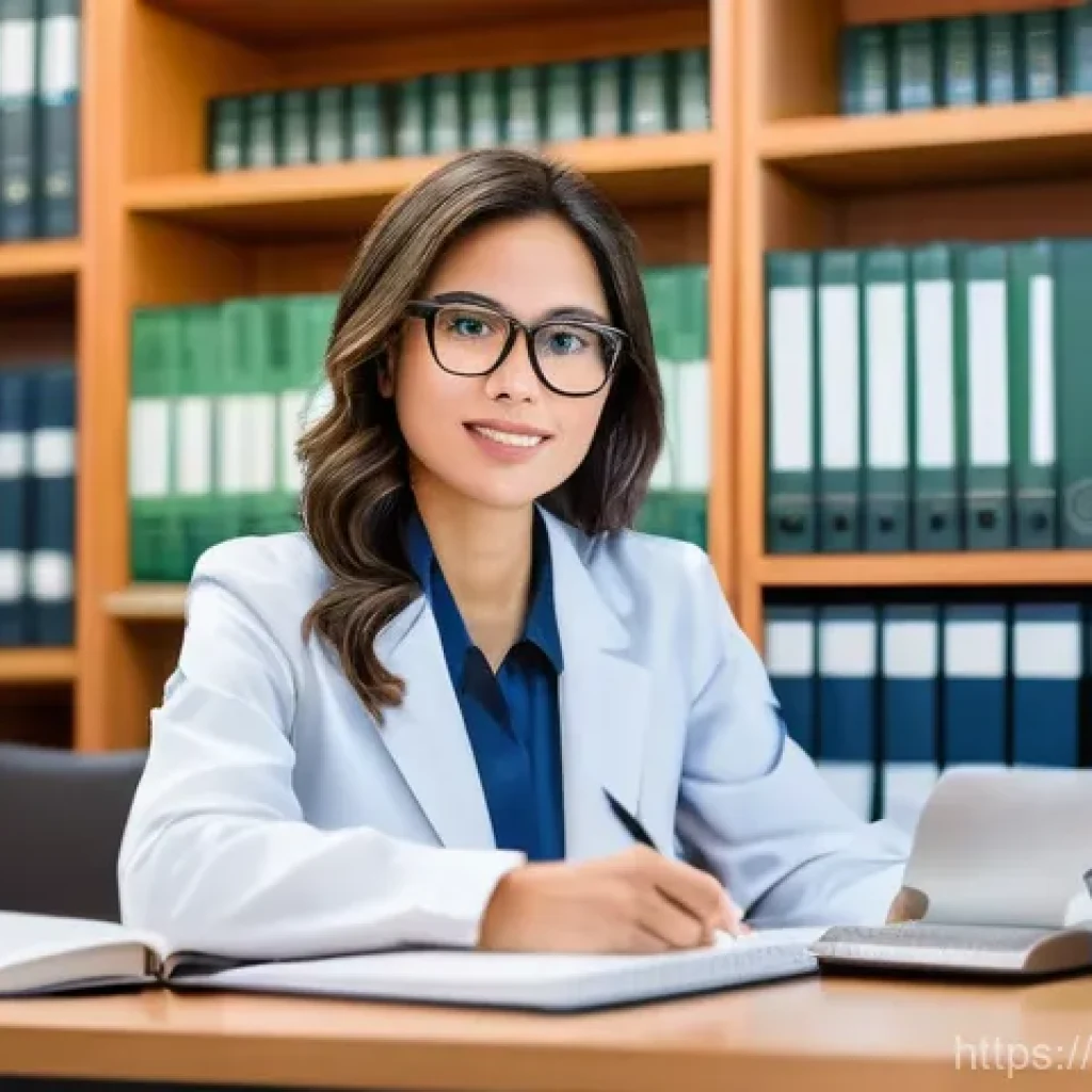 영양사 취업 성공 스토리 - **Prompt 1: Dedicated Nutritionist Deep in Research**
    "A professional female nutritionist in her...