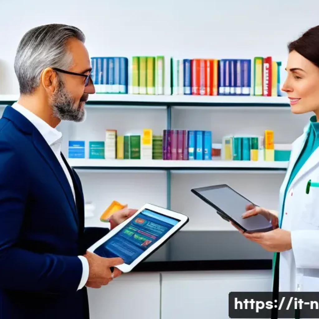 영양사 자격증 필수 정보 - A professional Italian nutritionist in a modern clinic setting, wearing a white lab coat over smart ...
