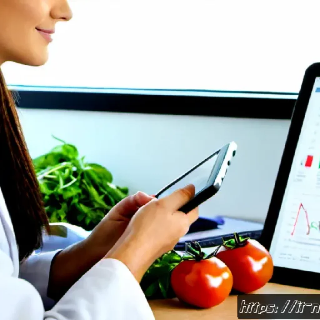 영양사로서 업무와 연구 병행하기 - Photorealistic Italian hospital dietitian balancing clinical work and research, a professional woman...